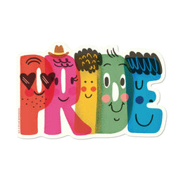 Pride Letters Sticker