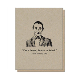 Loner, Rebel Peewee, Guttersnipe