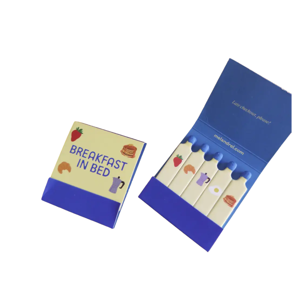 Breakfast in Bed Matchbook
