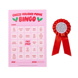 Cheesy Holiday Movie Bingo