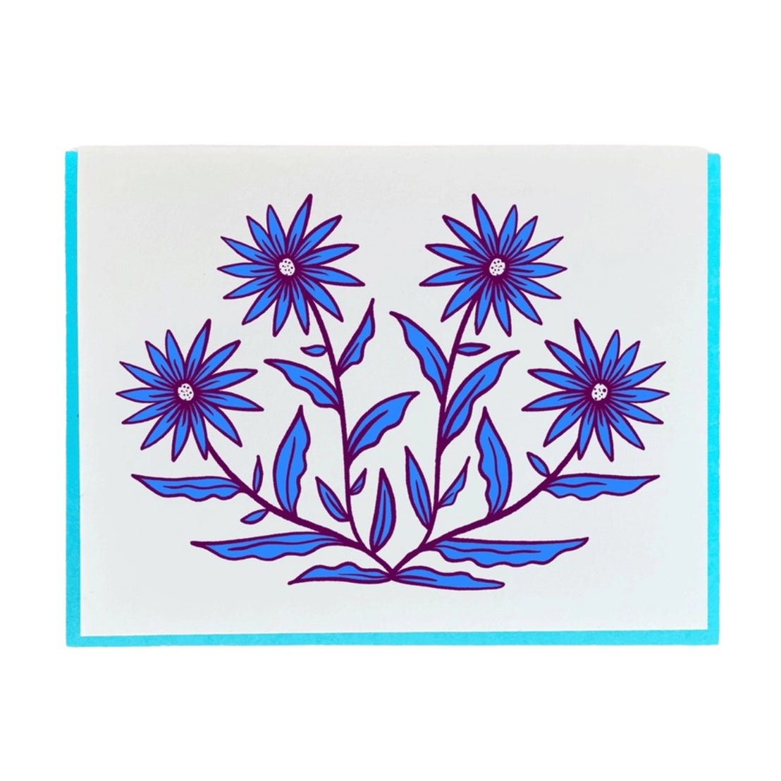 Blue Flower, Bench Pressed