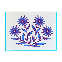 Blue Flower, Bench Pressed