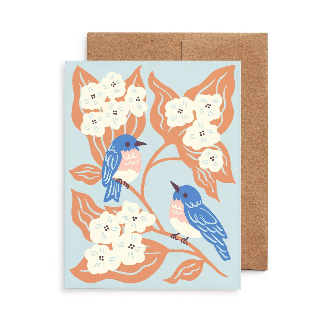 Bluebirds and Hydrangeas, Nuthatch Studio
