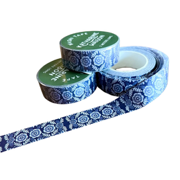 Blue Floral Washi Tape