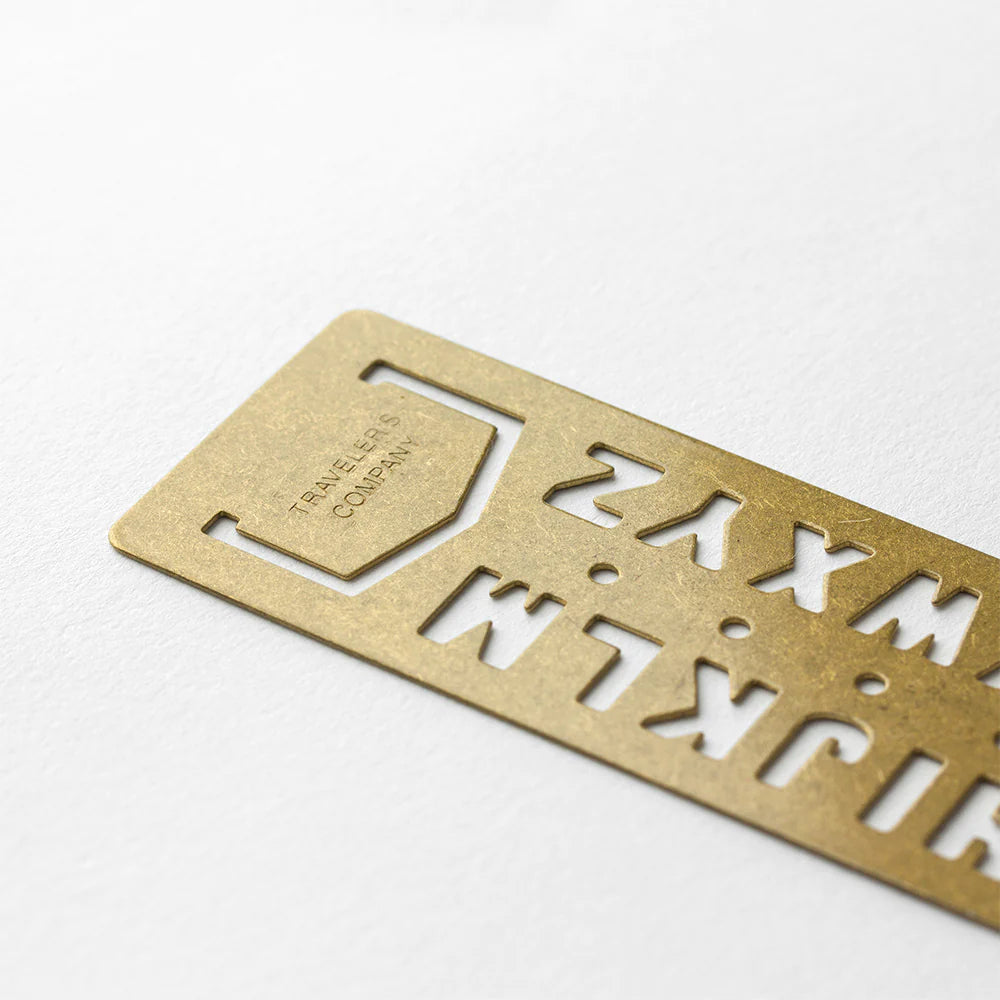 Brass Template Bookmark Alpha