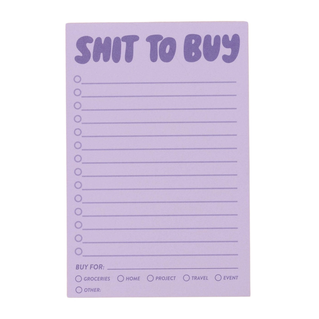 Shit to Buy Notepad