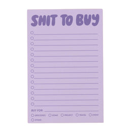 Shit to Buy Notepad