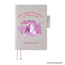 Hobonichi 2027 Cousin A5 Moomin: My Yard Pink Gray Cover
