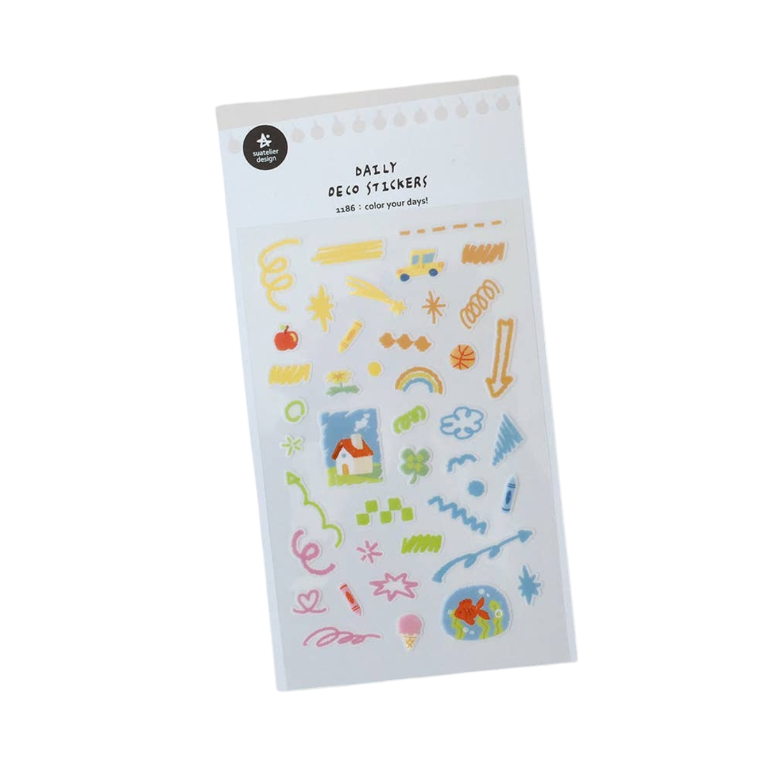 Color Your Days! Sticker Sheet