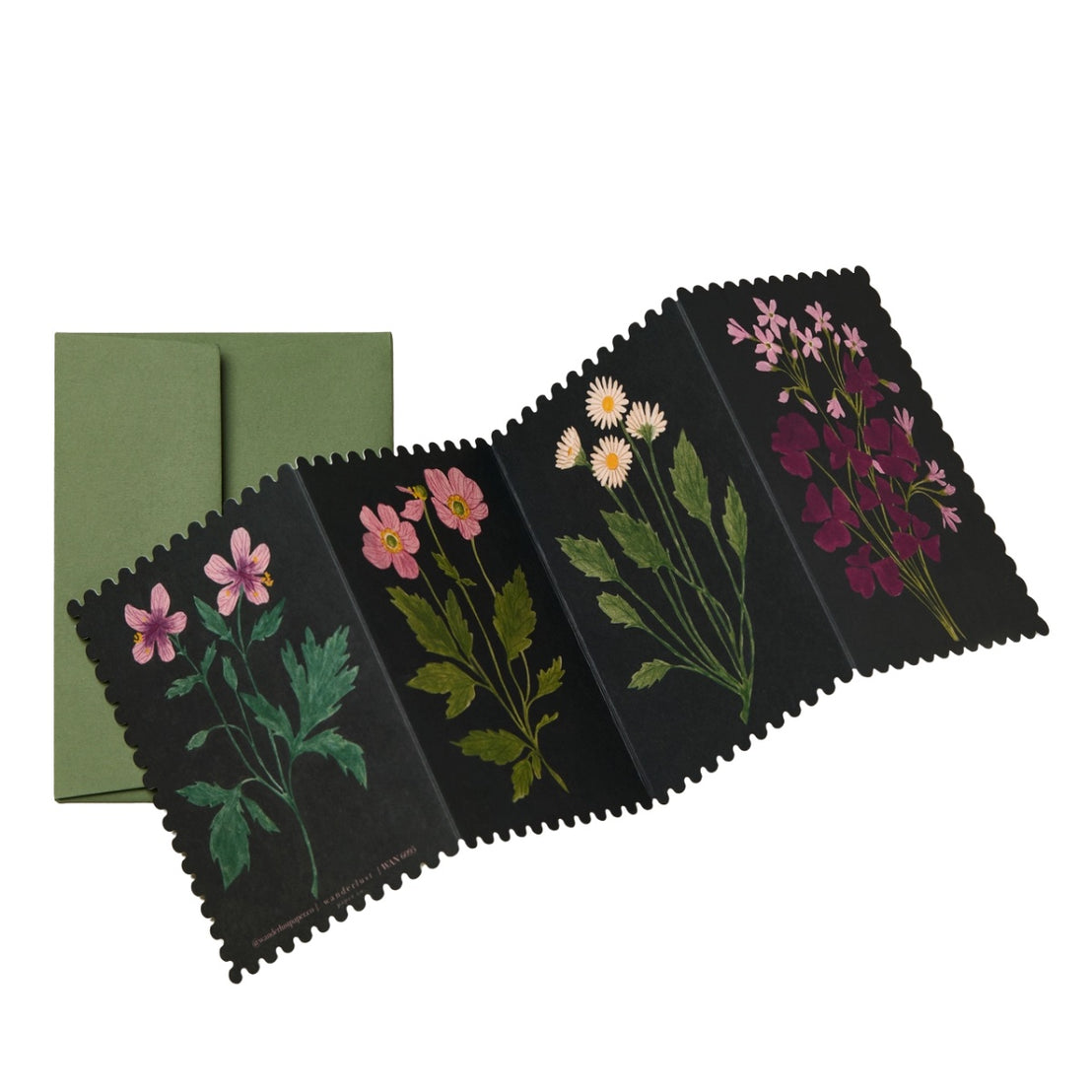 Botanical Concertina, Wanderlust Paper Co.