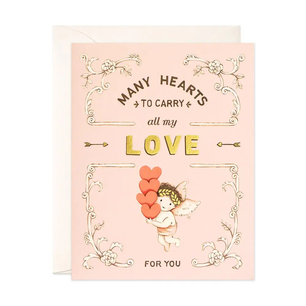 Cupid Many Hearts, JooJoo Paper
