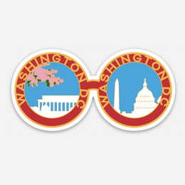 DC Cherry Blossom Sticker