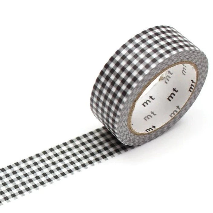 Delicate Checkered Black Washi Tape