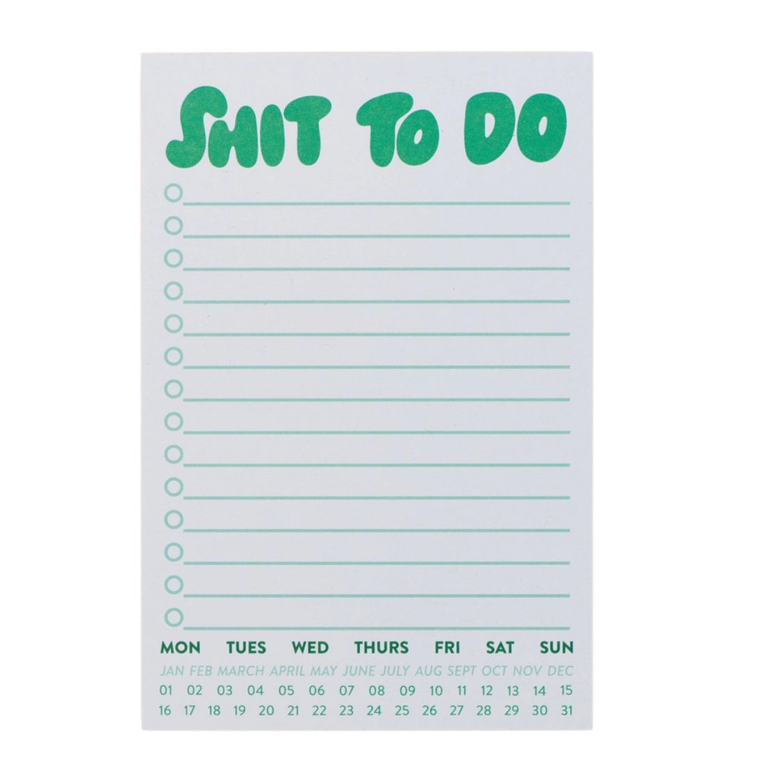 Shit to Do Notepad