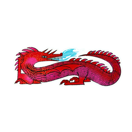 Glitter Dragon Sticker