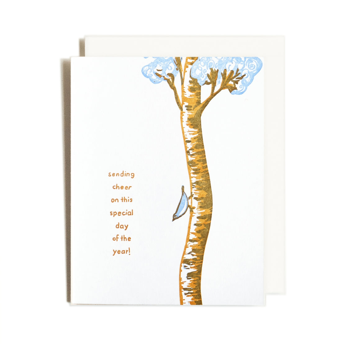 Bird Sending Cheer, Homework Letterpress