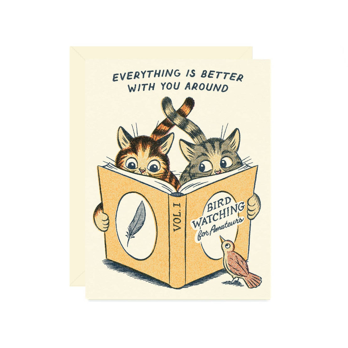 Birdwatching Cats, Wallflower Paper