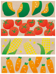 Kraft Vegetable Washi Tape