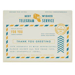 Thank You Telegram, Regional Assembly of Text