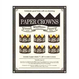 Happy New Year Paper Crowns