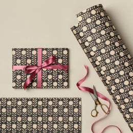 Ink Flora Paper Gift Wrap