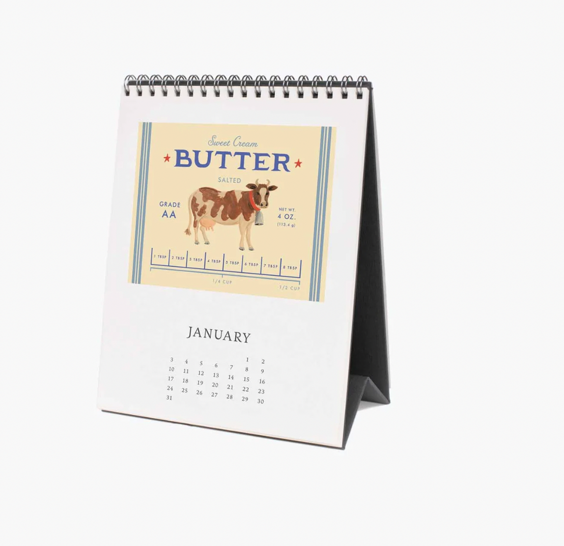 2027 Country Farm Desk Calendar