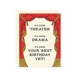 It's Giving Drama, Wallflower Paper