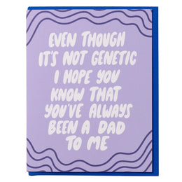 Not Genetic, And Here We Are