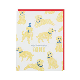 Golden Retriever, Smudge Ink