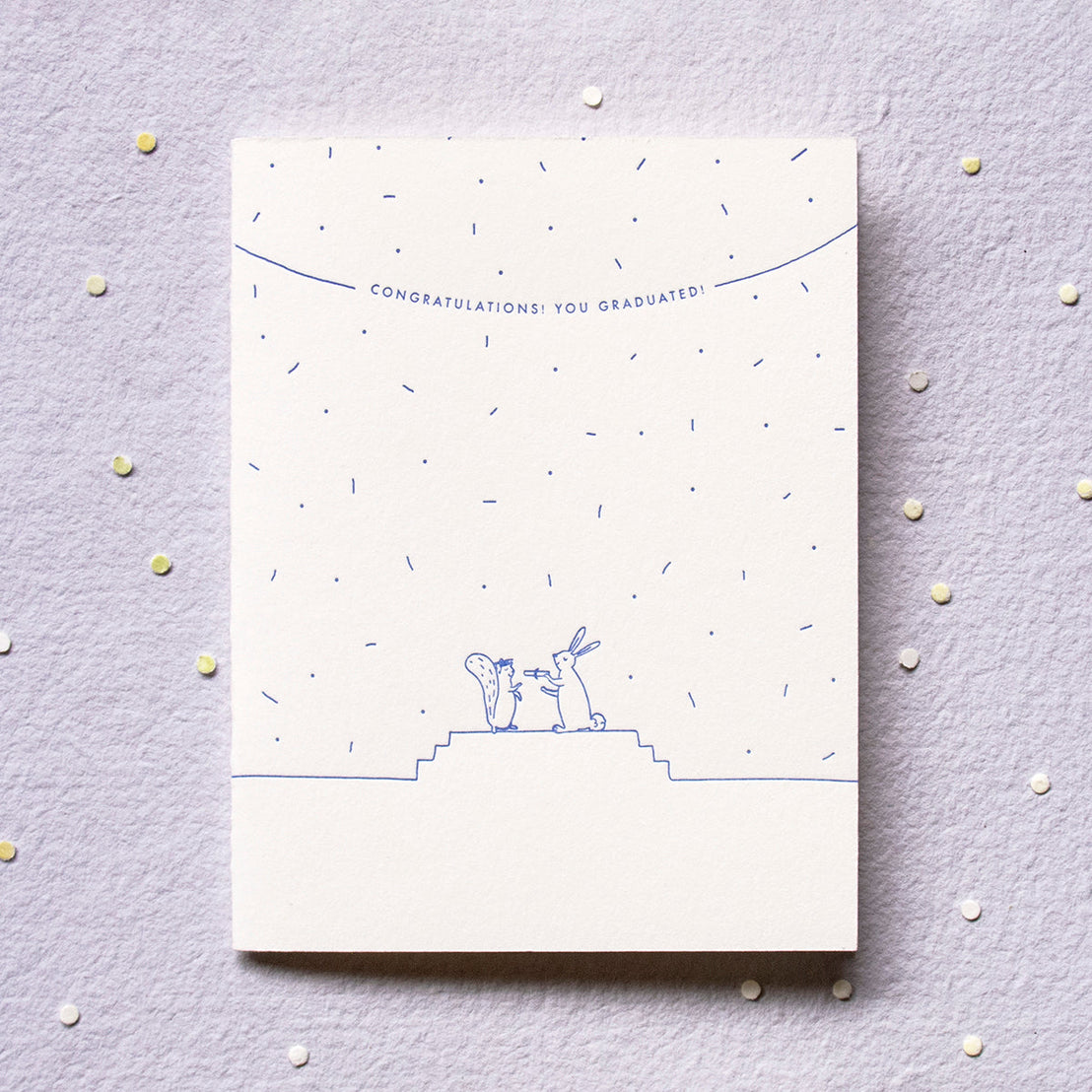 Grad Squirrel, Homework Letterpress
