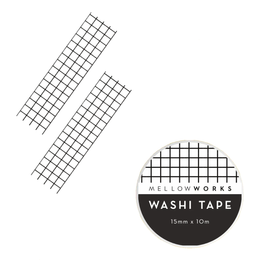 Grid Black White Washi Tape