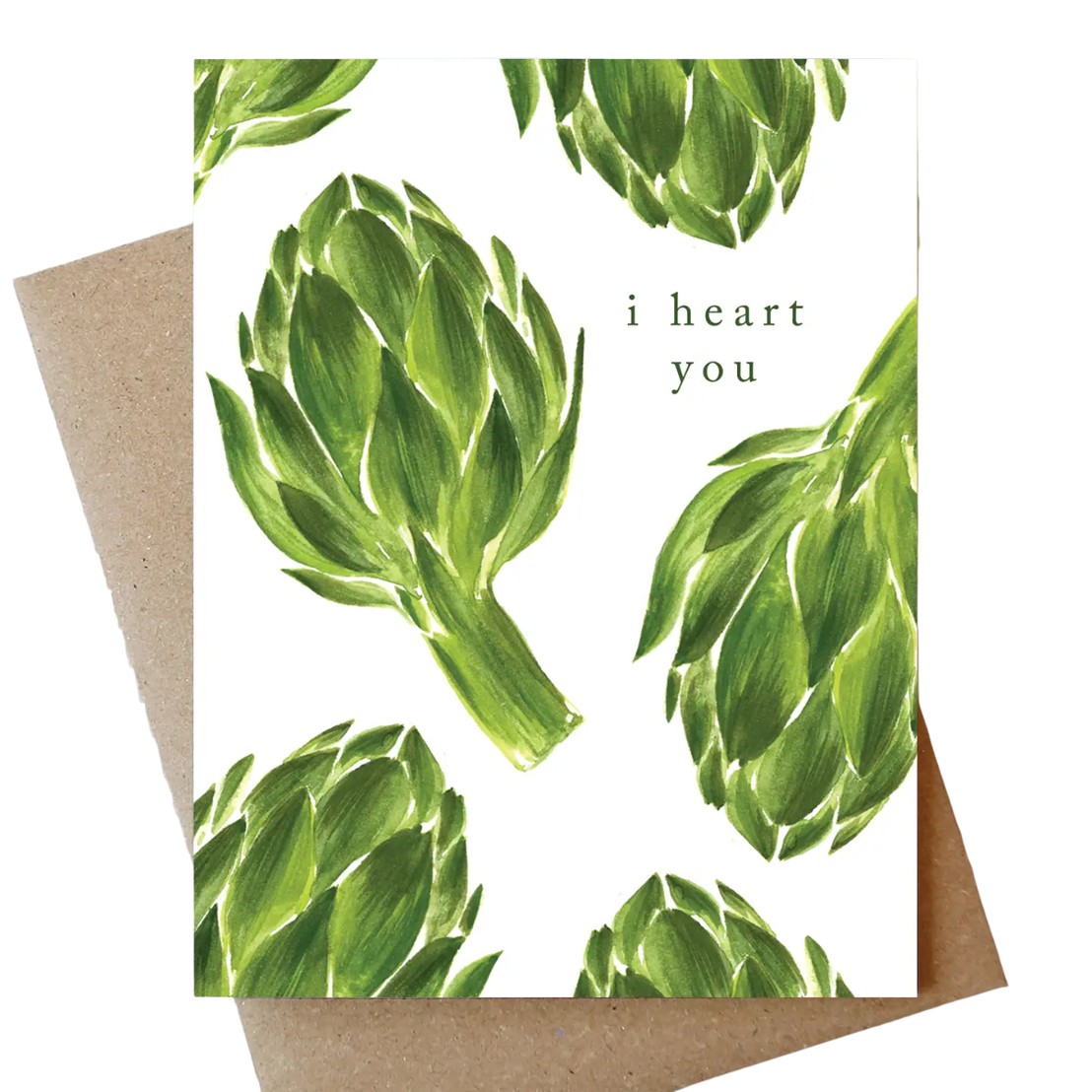 Artichokes I Heart You, Abigail Jayne Design
