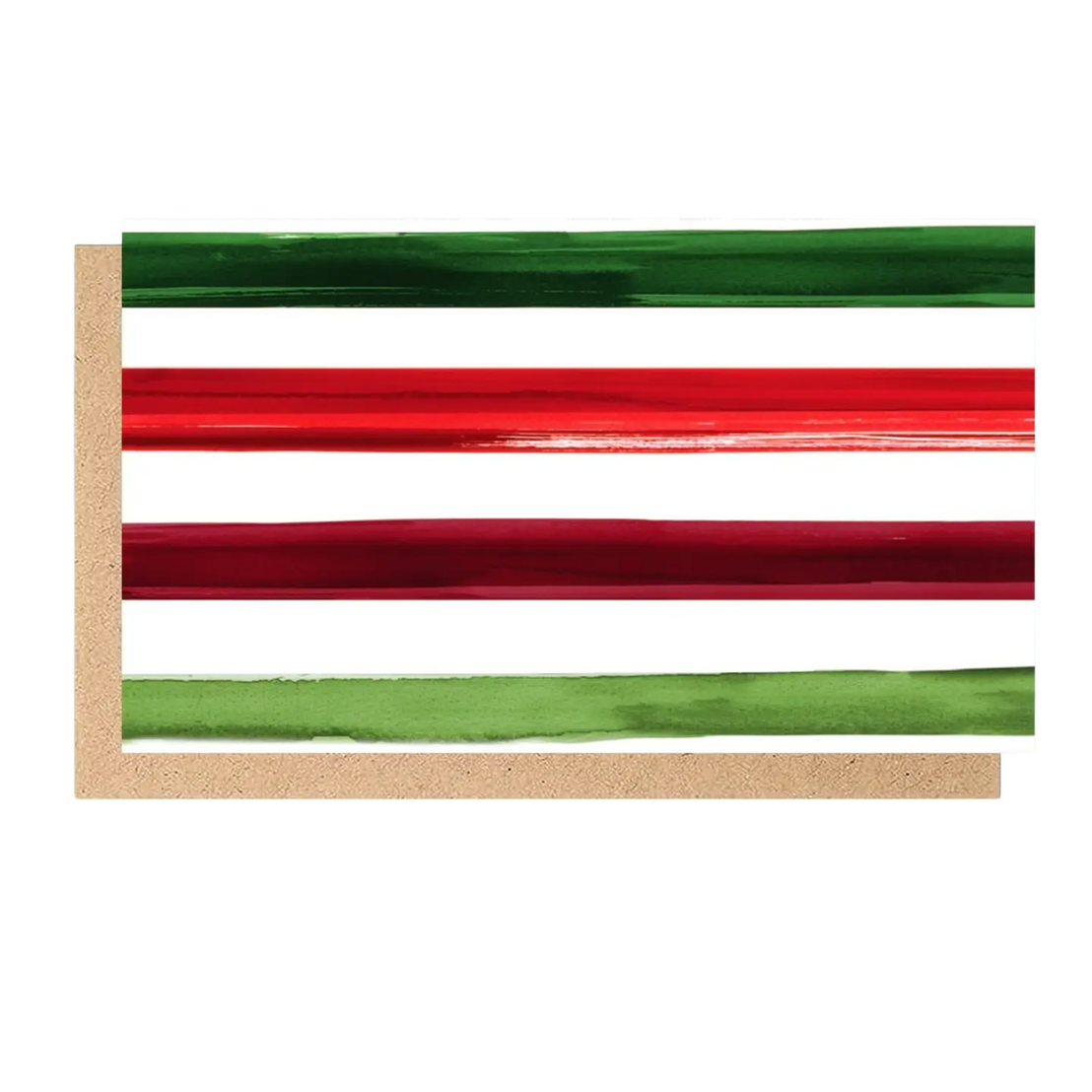 Holiday Stripe Enclosure Cards