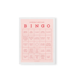 Horrible Meeting Bingo Game