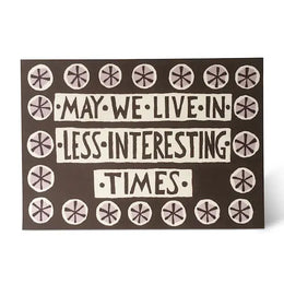 Less Interesting Times, Cambridge Imprint