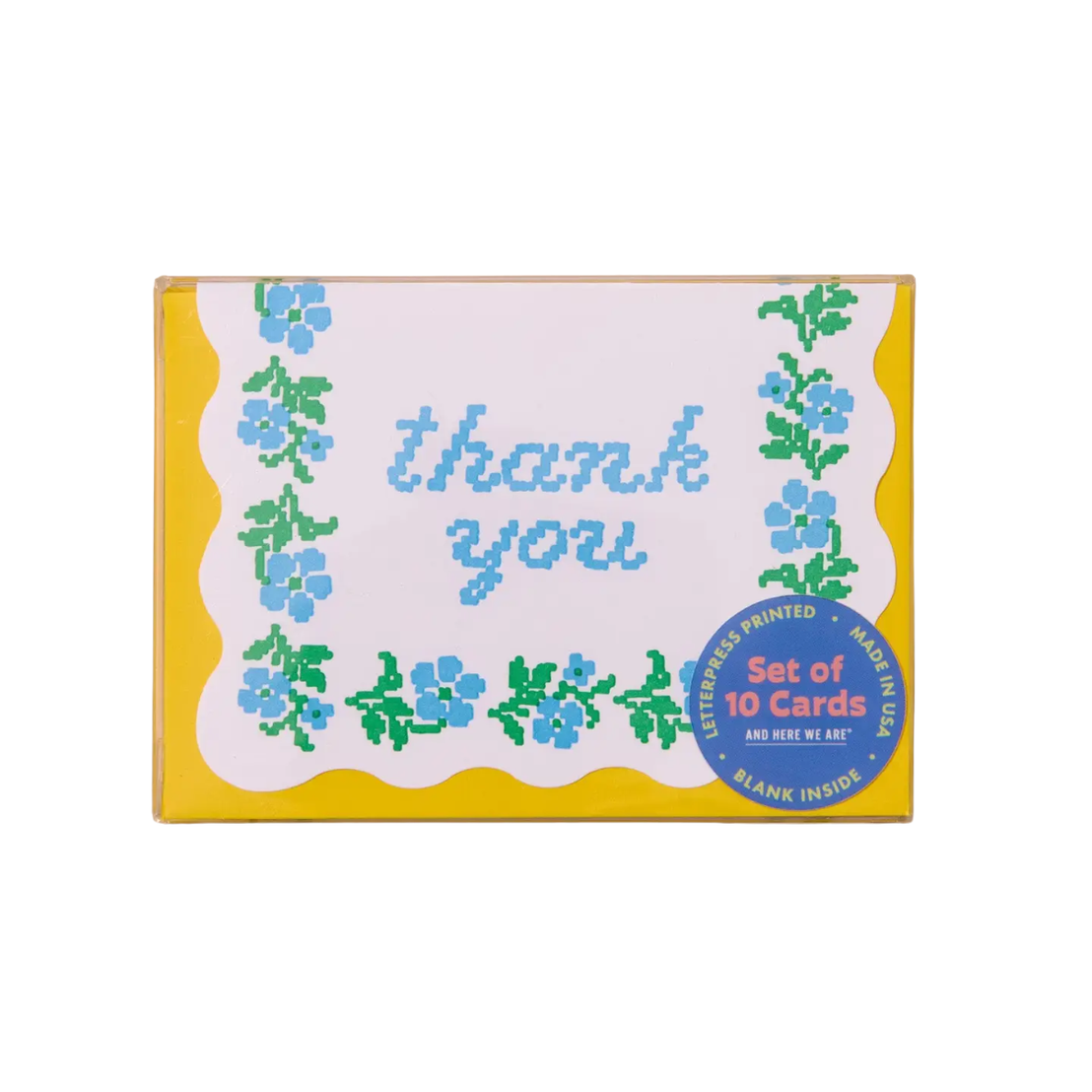 Needlepoint Thank You Boxed Set, And Here We Are
