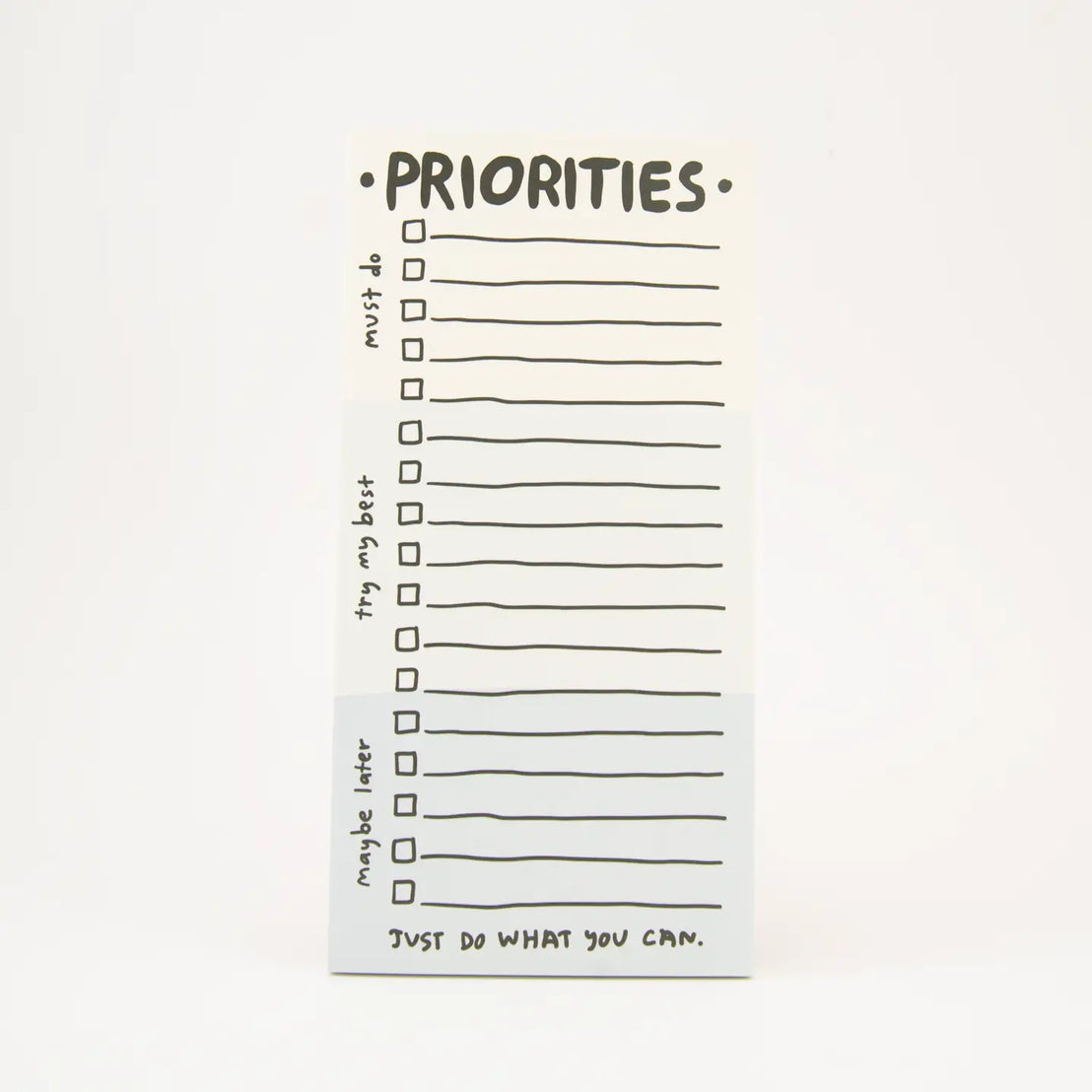 Priorities Notepad