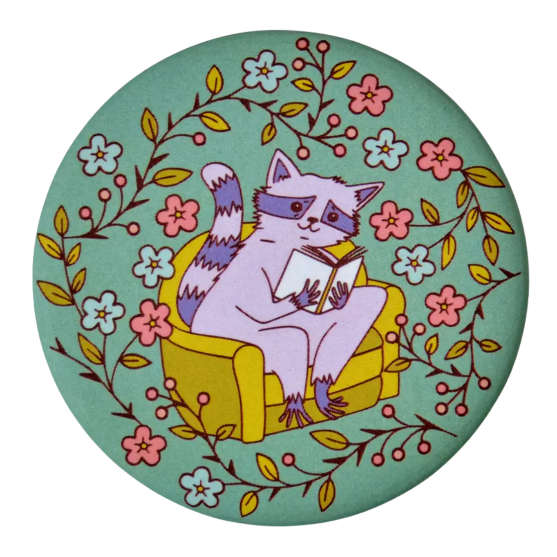 Reading Raccoon Magnet
