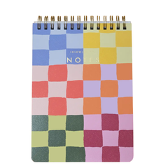 Rainbow Checks Jotter