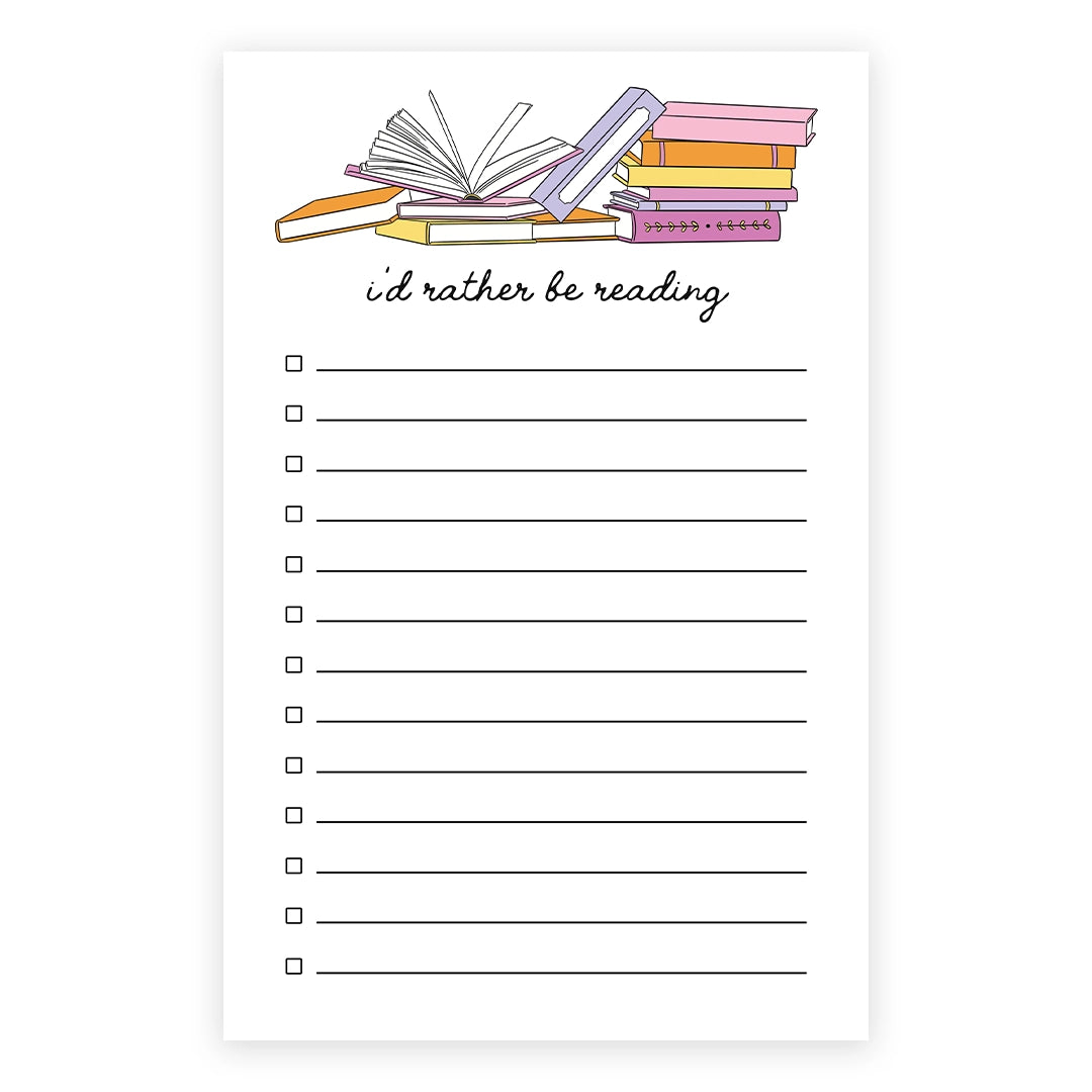 Rather Be Reading Notepad