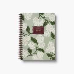 2027 Sage Hydrangea 12-Month Planner
