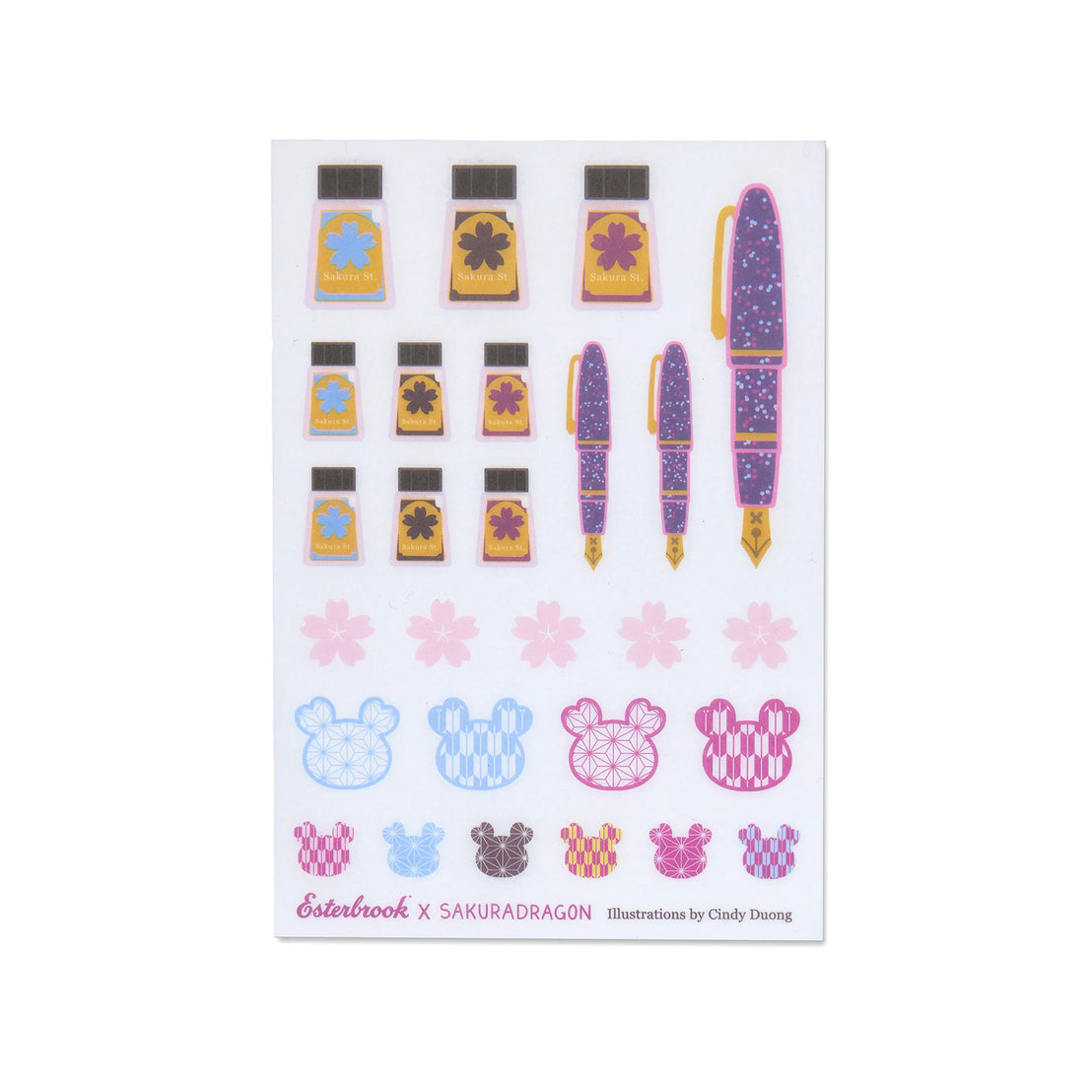Sakura Street Sticker Sheet