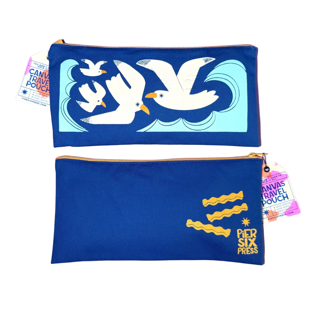 Seagull Canvas Pouch