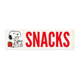 Snacks Mini Bumper Sticker