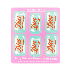 Diet Soda Bitty Sticker Sheet