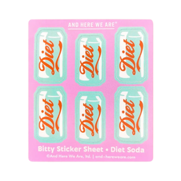 Diet Soda Bitty Sticker Sheet