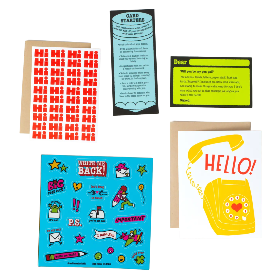 Telephone+Hi Letter Kit