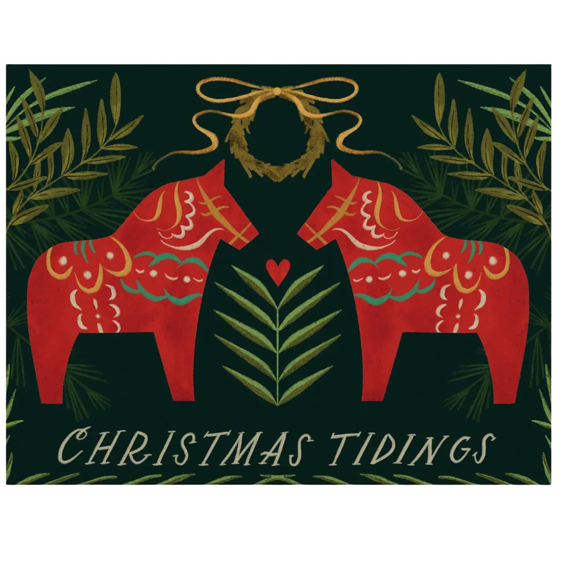 Christmas Tidings Dala Horse, Olive & Company