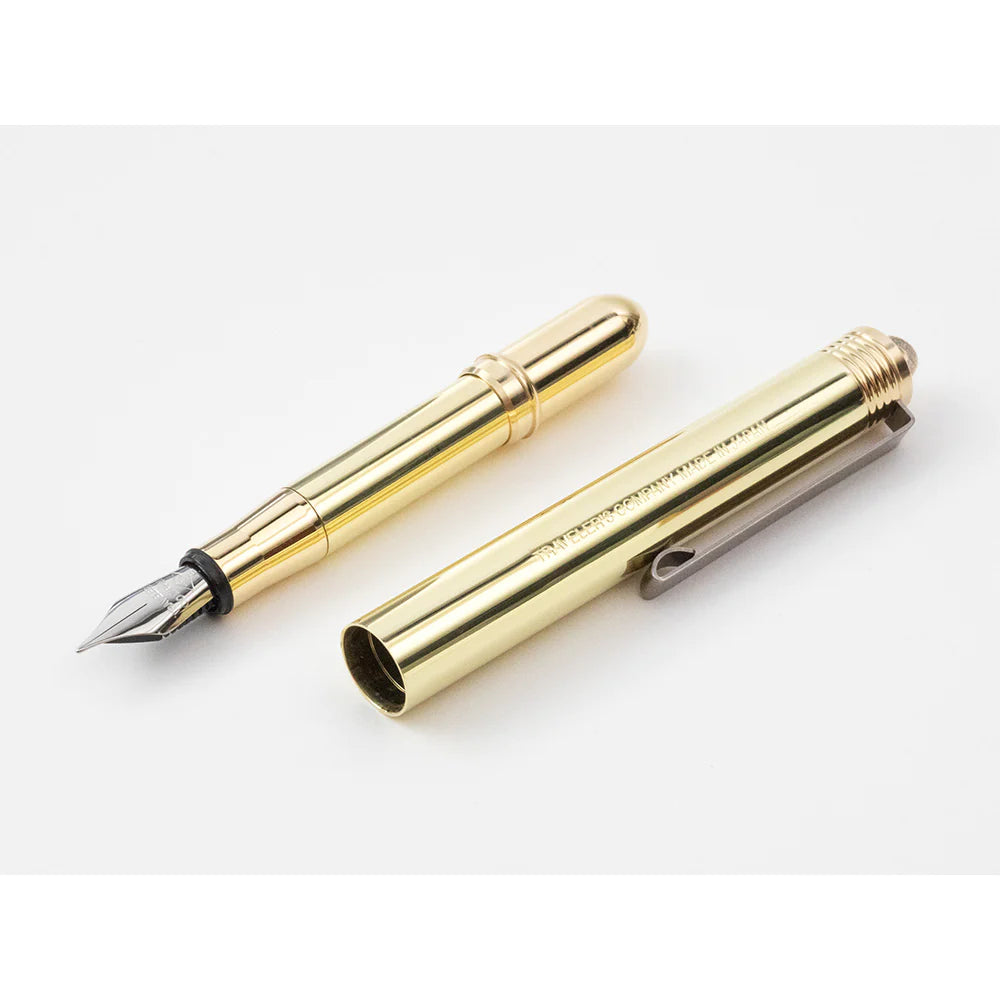 TRC Brass Fountain Pen, Traveler's Company