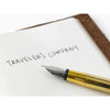 TRC Brass Fountain Pen, Traveler's Company
